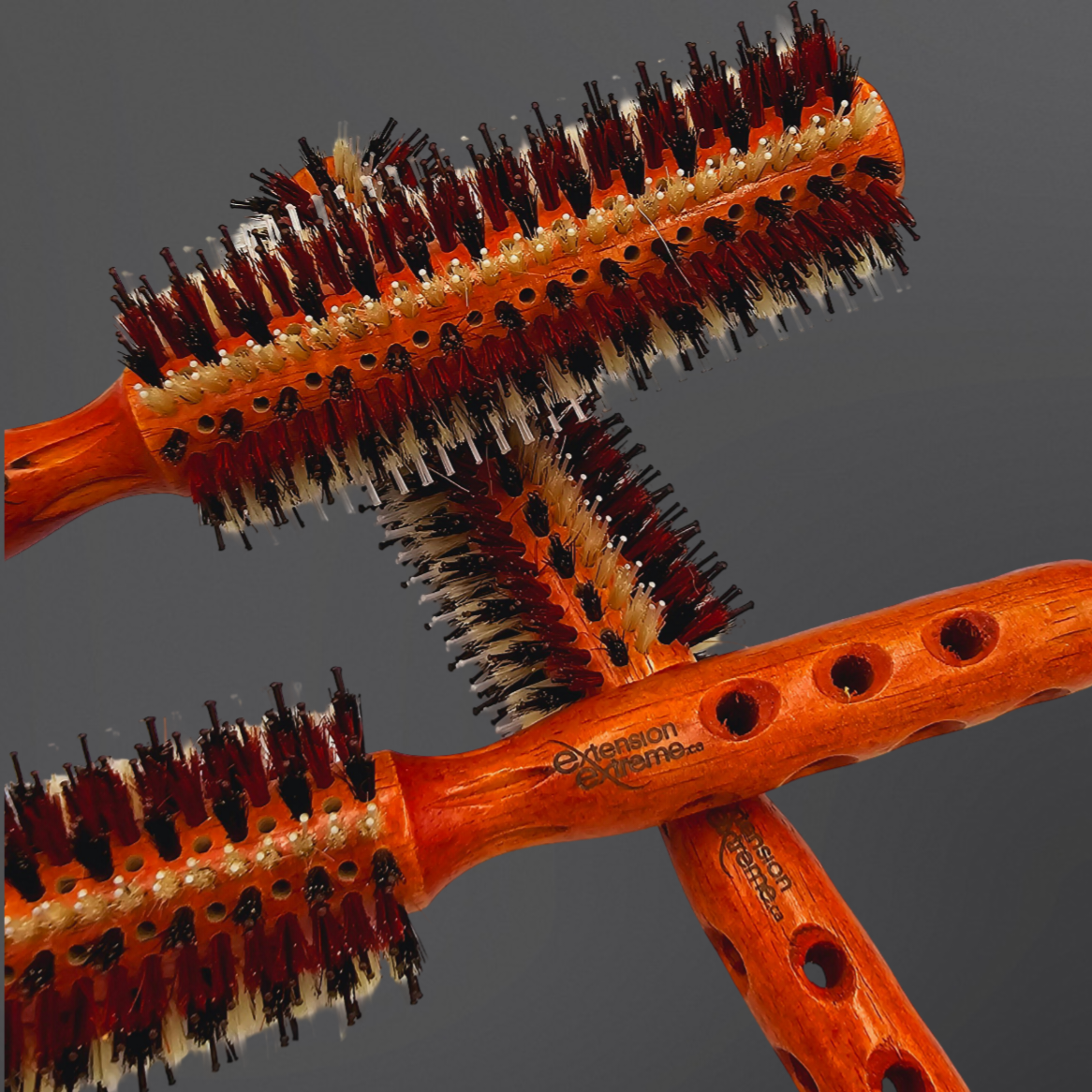 Wooden Brush-Curl Shine Styler PETITE G16mm